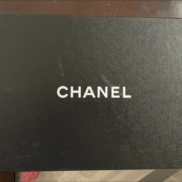 Chanel red sandals size 37.5 - Picture 1 of 8